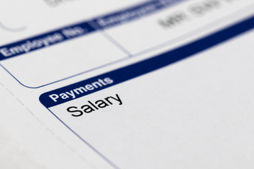 The salary tab on wage slip